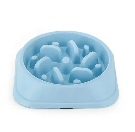 Plato alimentador lento antideslizante (Celeste)2