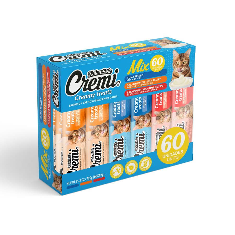 Naturalistic Cremi Mix Salmón y Atún - 60 unidades1