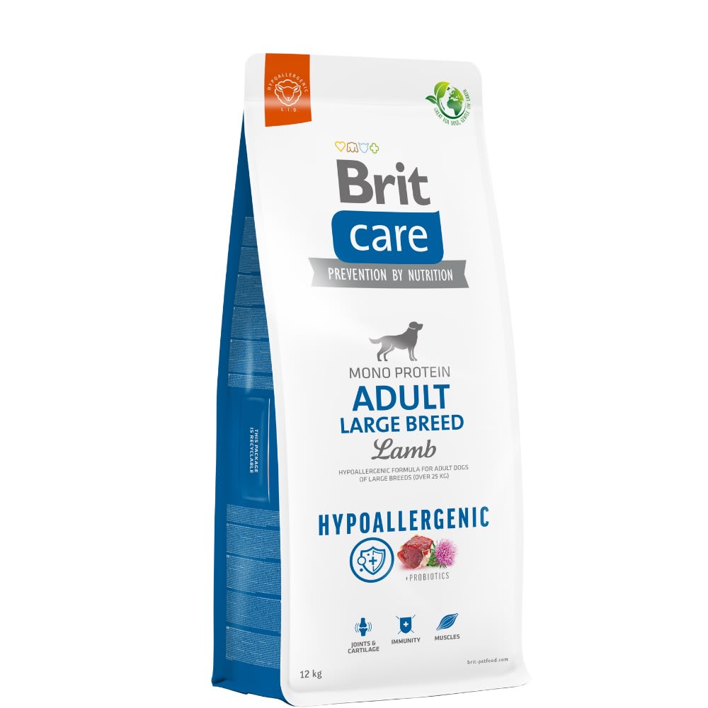 BRIT CARE DOG HYPOALLERGENIC ADULT LARGE BREED LAMB 12kg1