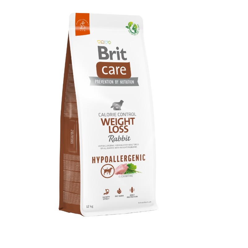 BRIT CARE DOG HYPOALLERGENIC WEIGHT LOSS RABBIT & RICE 12kg1