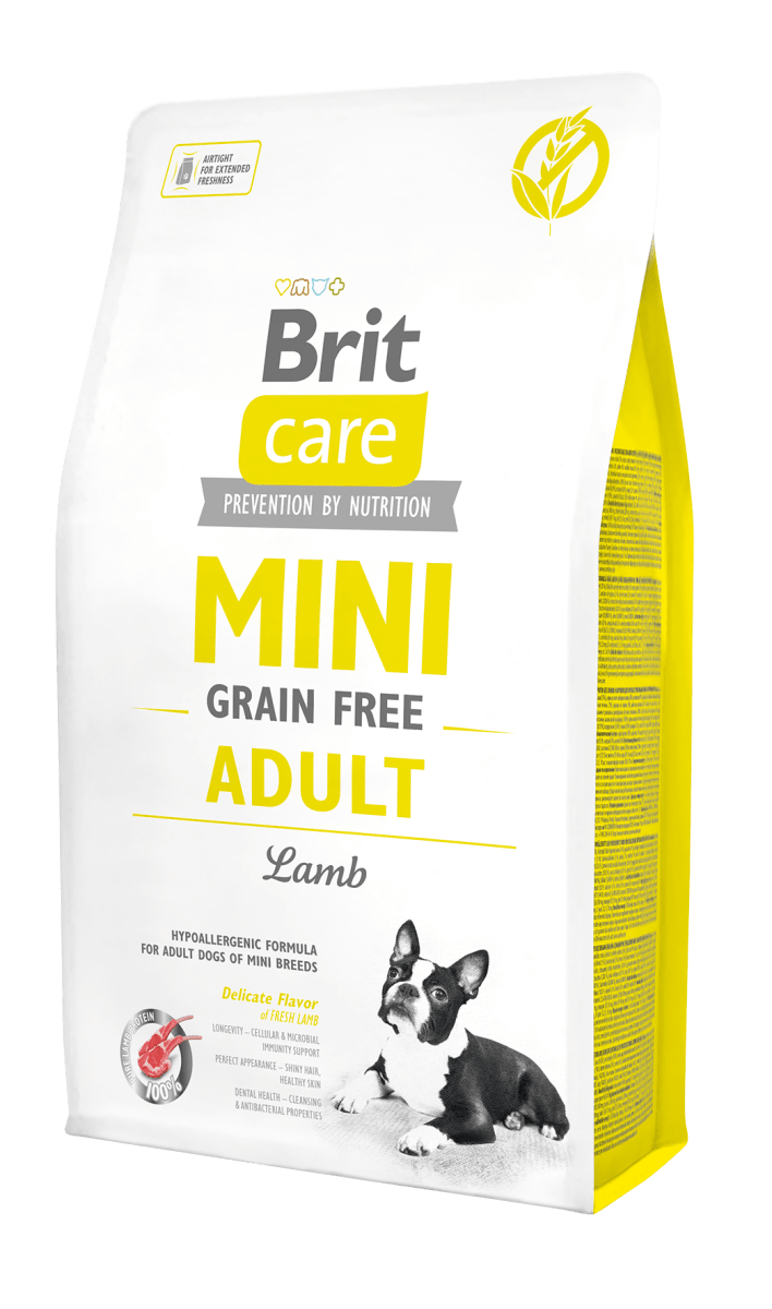 BRIT CARE GRAIN FREE MINI ADULT LAMB 2kg1