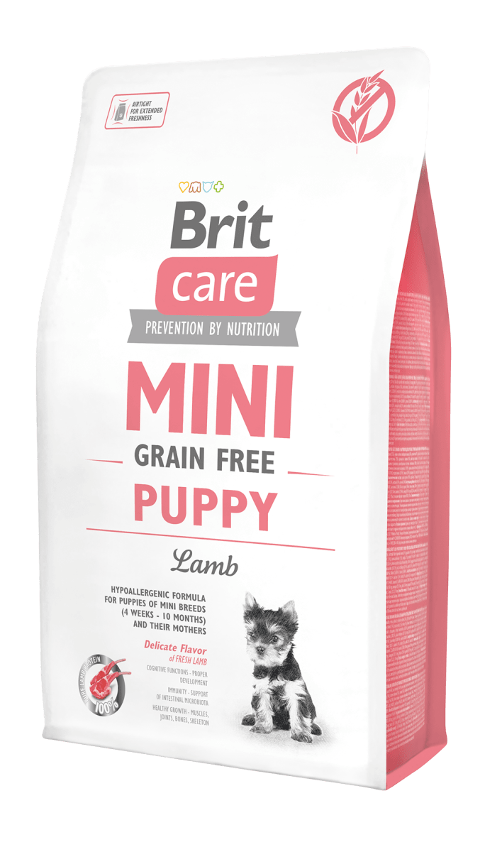 BRIT CARE GRAIN FREE MINI PUPPY LAMB 2kg1