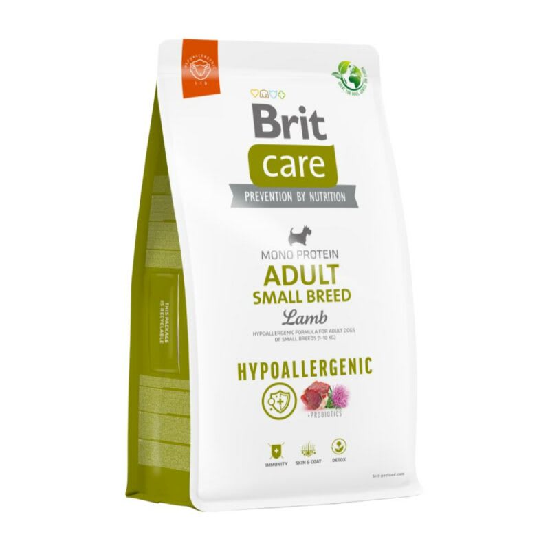 BRIT CARE ADULT SMALL BREED LAMB HYPOALLERGENIC 3KG - ALIMENTO PARA PERROS1