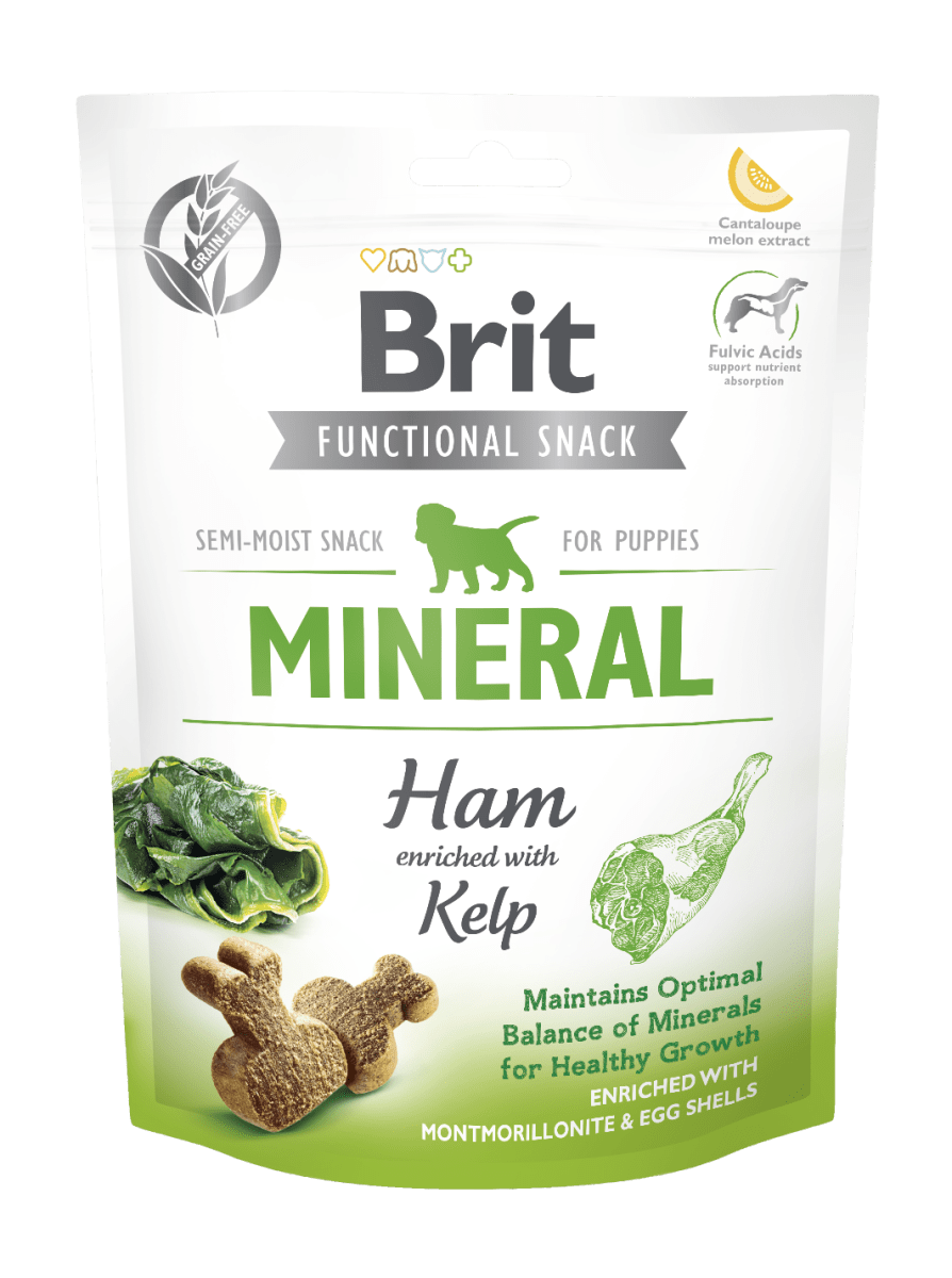 BRIT CARE FUNCTIONAL SNACK MINERAL HAM FOR PUPPIES1