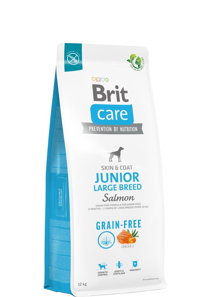 BRIT CARE GRAIN FREE JUNIOR LARGE BREED SALMÓN 12kg1