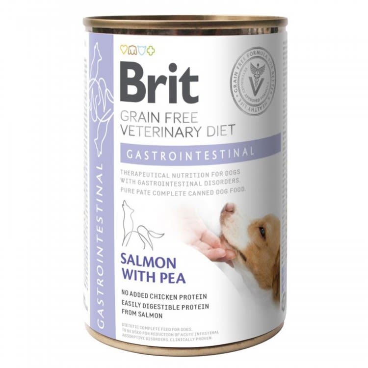 BRIT GF VET DIETS DOG GASTROINTESTINAL 400gr (Lata)1