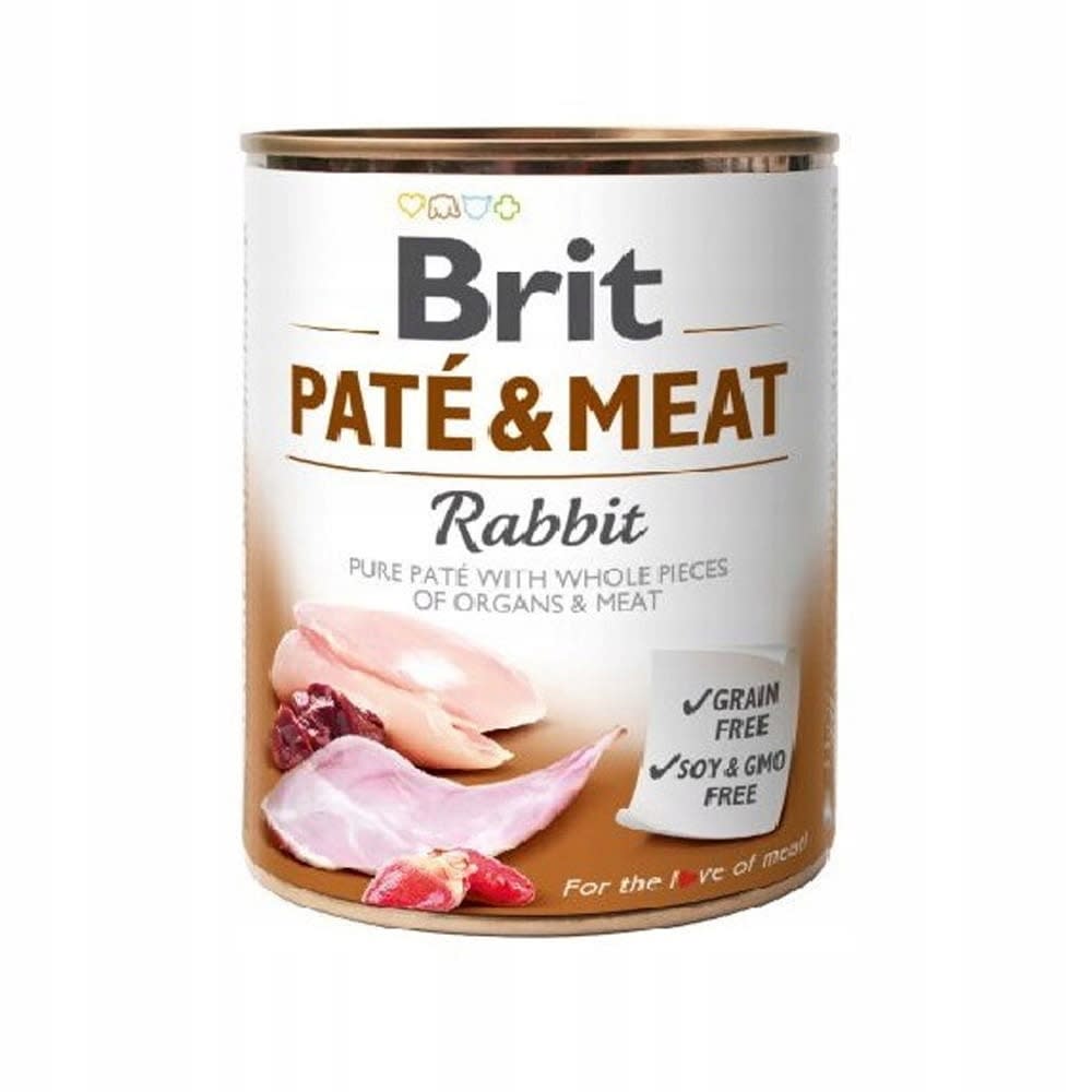 Brit Pate & Meat Rabbit 800gr1
