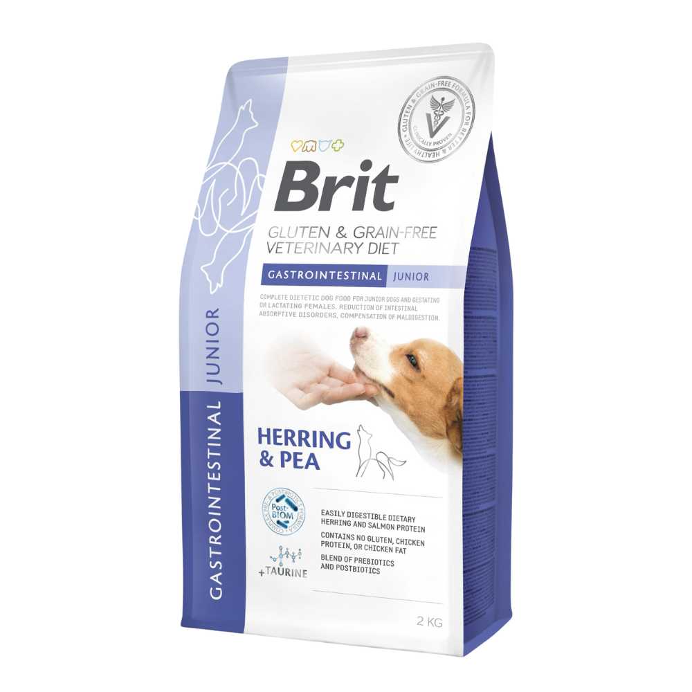 Brit GF Vet Diets Dog Gastrointestinal Junior 2kg1