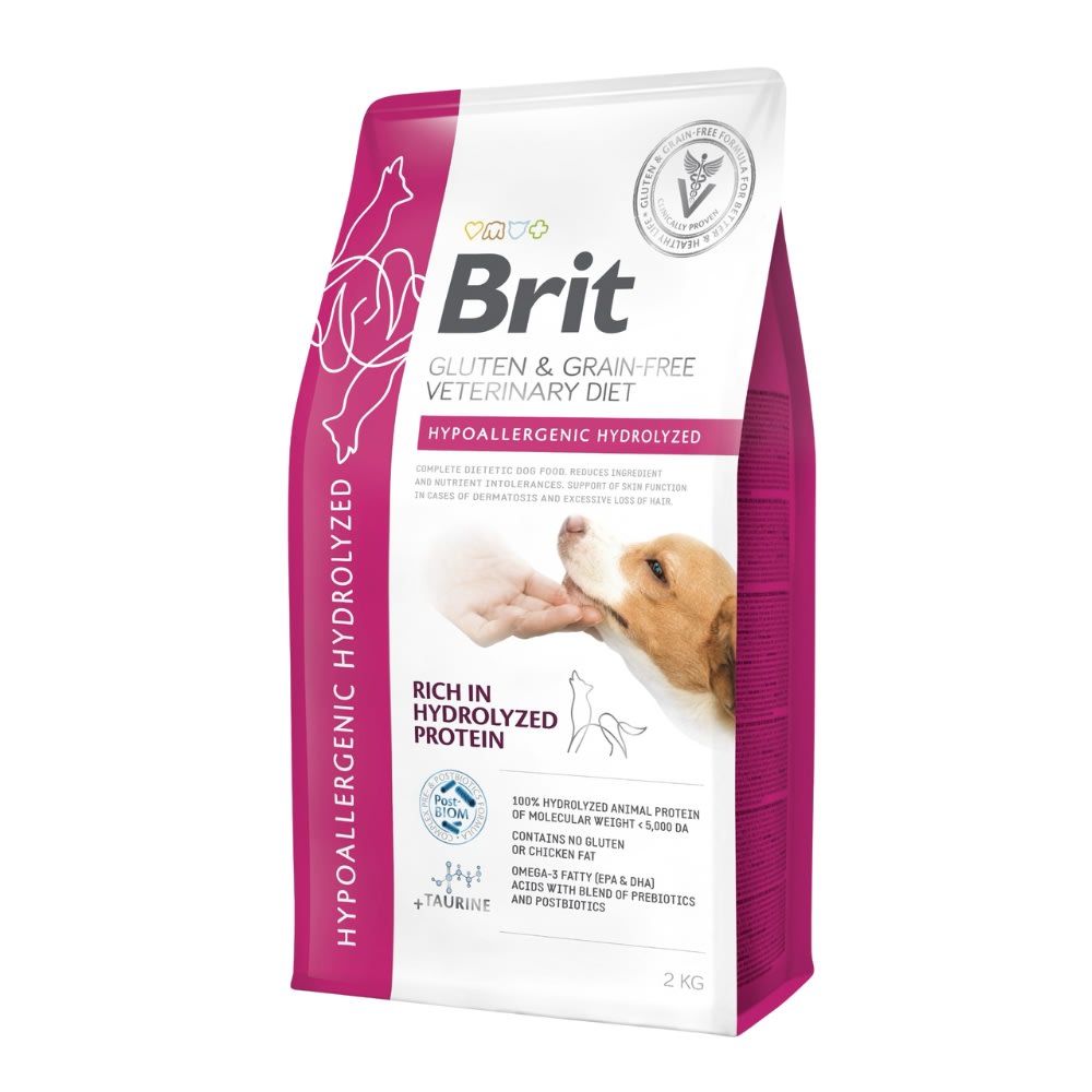 Brit GF Vet Diets Dog Hypoallergenic Hydrolyzed 2kg1