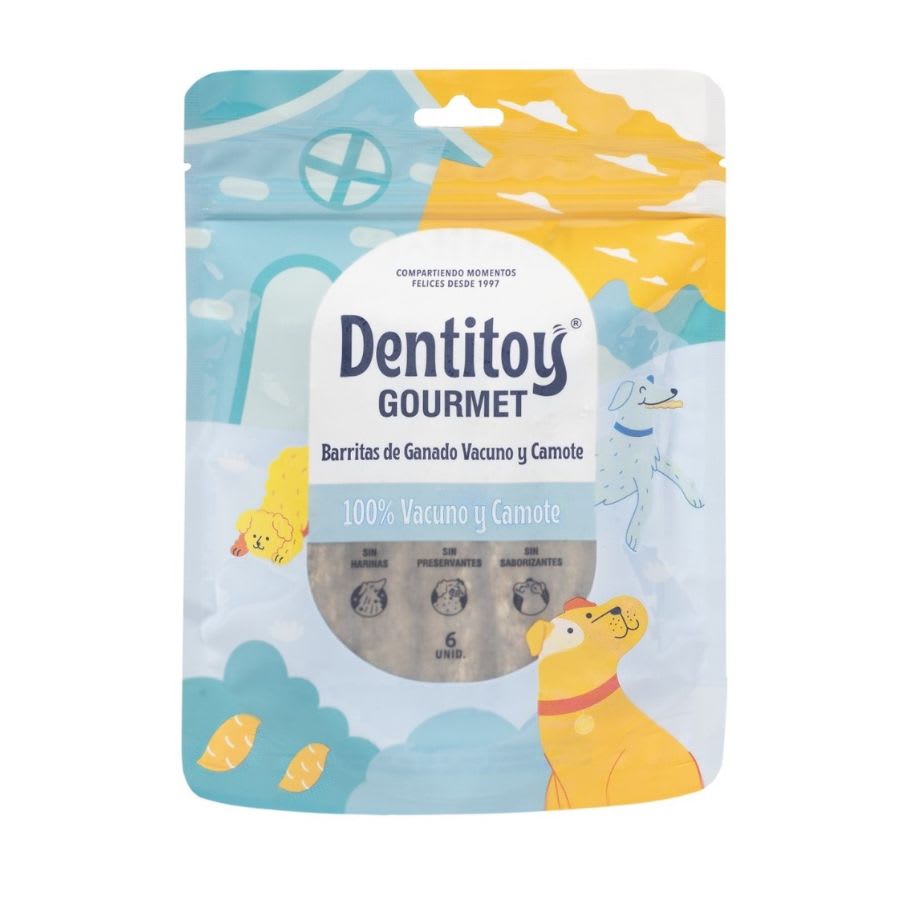Dentitoy Gourmet Barritas De Vacuno y Camote (6 unid)1