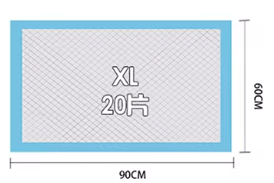 Training Pads - Pañales de piso XL (60x90cm) - 20unid2