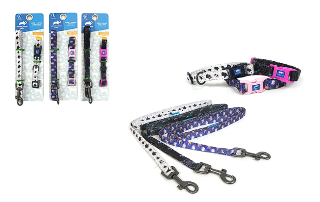 ANIMAL PLANET COLLAR + CORREA TALLA SMALL (Diseño Unicornio)1