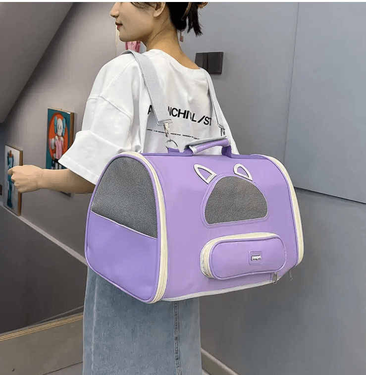 Transportador para Mascota - Celeste5