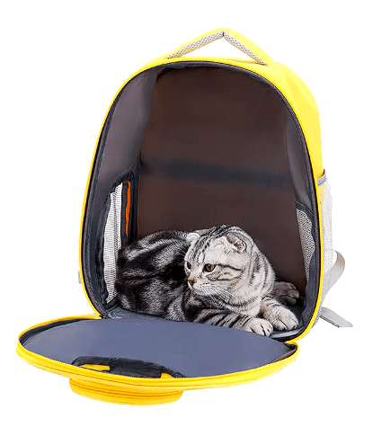 Transportador tipo Mochila - Amarilla3