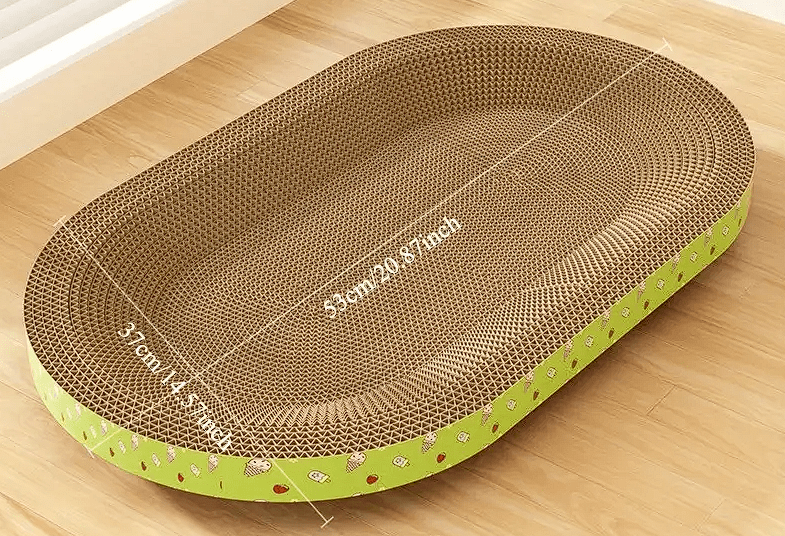 Rascador Ovalado de Cartón Corrugado3