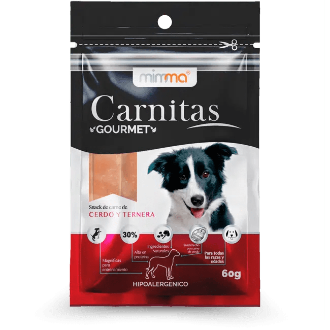 Mimma Snack - Carnitas Gourmet (Hipoalergénico) - 60gr1