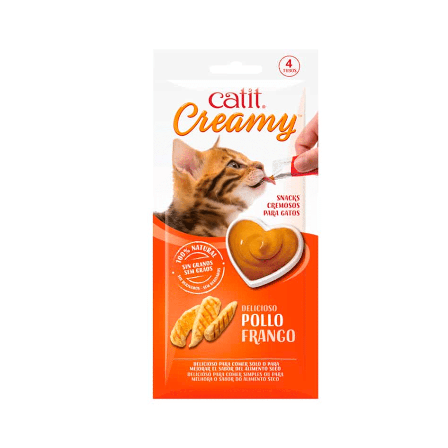 Cat It Creamy Pollo 4 x 10gr1