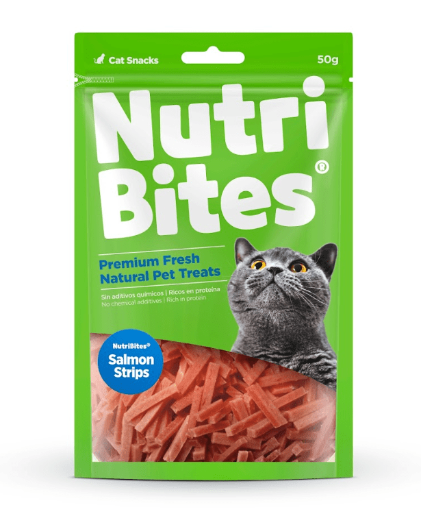 Nutribites Cat Salmón Strips (50gr)1
