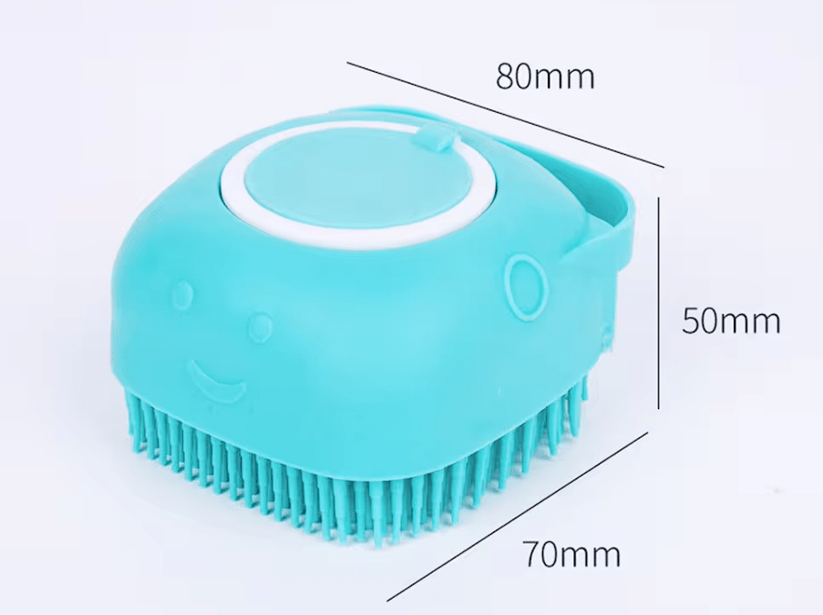 Cepillo masajeador para Shampoo - perros y gatos3