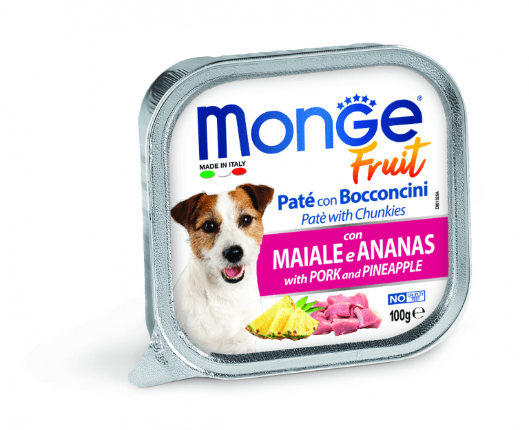 Monge Dog Fruit Cerdo y Piña 100gr1