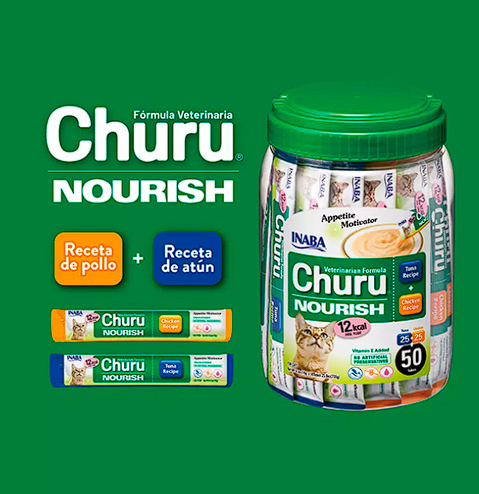 Churu Nourish - Pote de 50 unid (25 Pollo 25 Atún)2