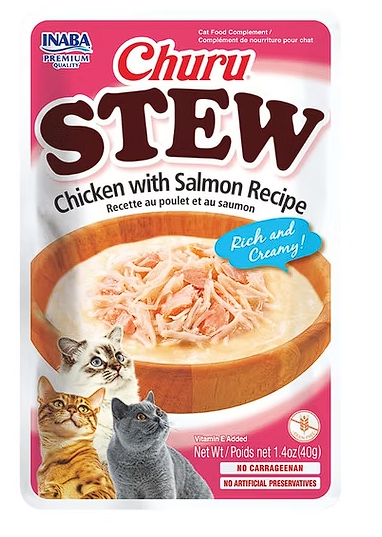 Churu Stew Chicken with Salmon Recipe - 40gr1