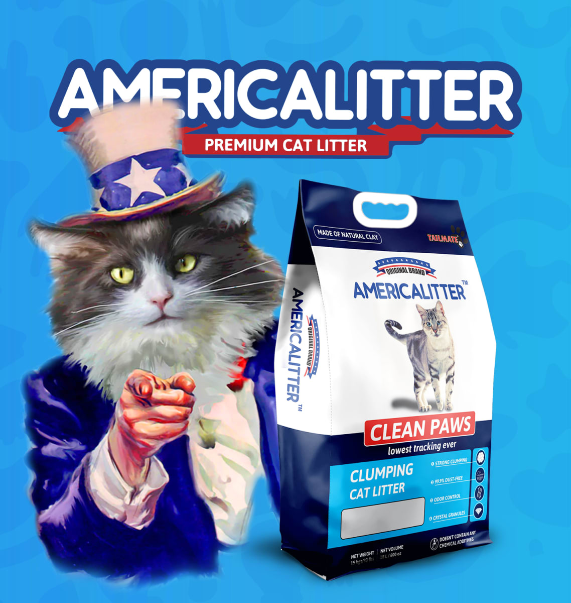 Arena America Litter Clean Paws 7kg1