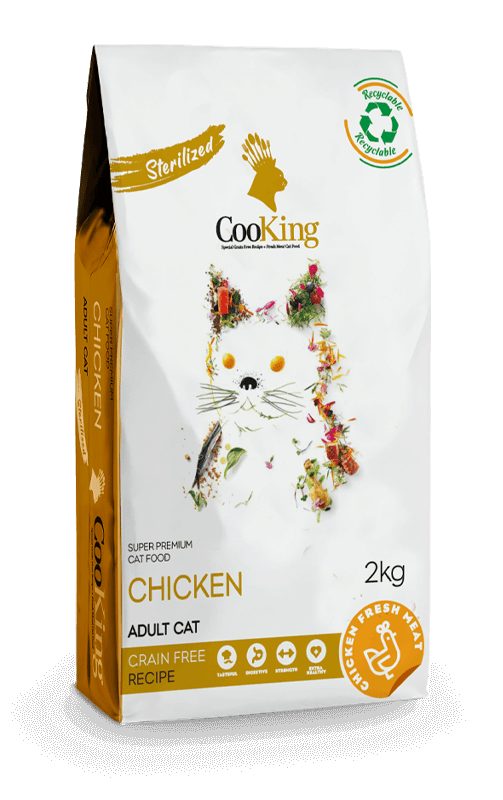 Cooking Cat Food Adult Sterilized Chicken Grain Free 2kg1