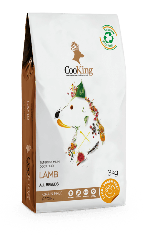 Cooking Dog Food Adult All Breeds Lamb Grain Free 3kg1