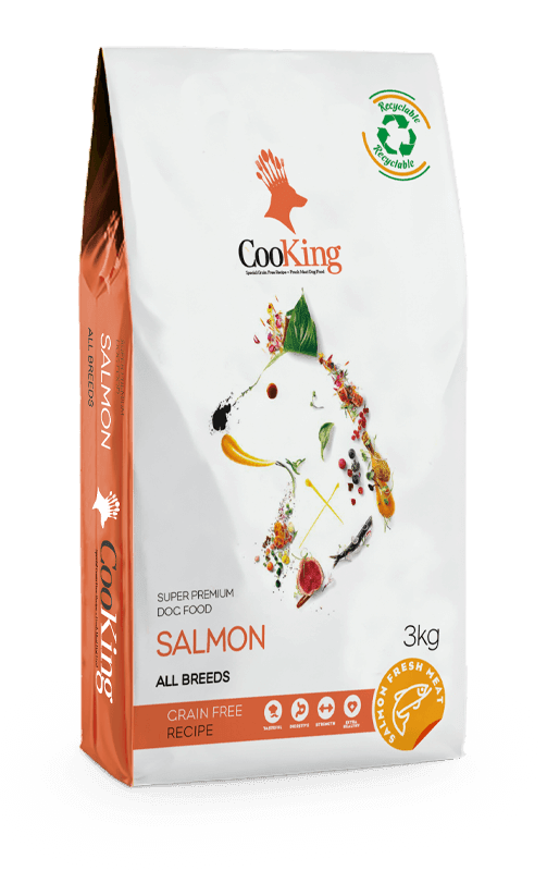 Cooking Dog Food Adult All Breeds Salmon Grain Free 3kg1