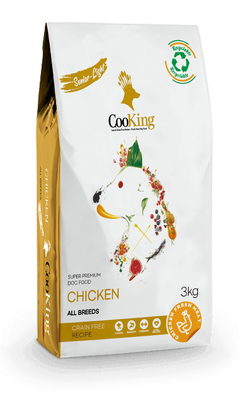 Cooking Dog Food for Senior - Light Chicken Grain Free 3kg1