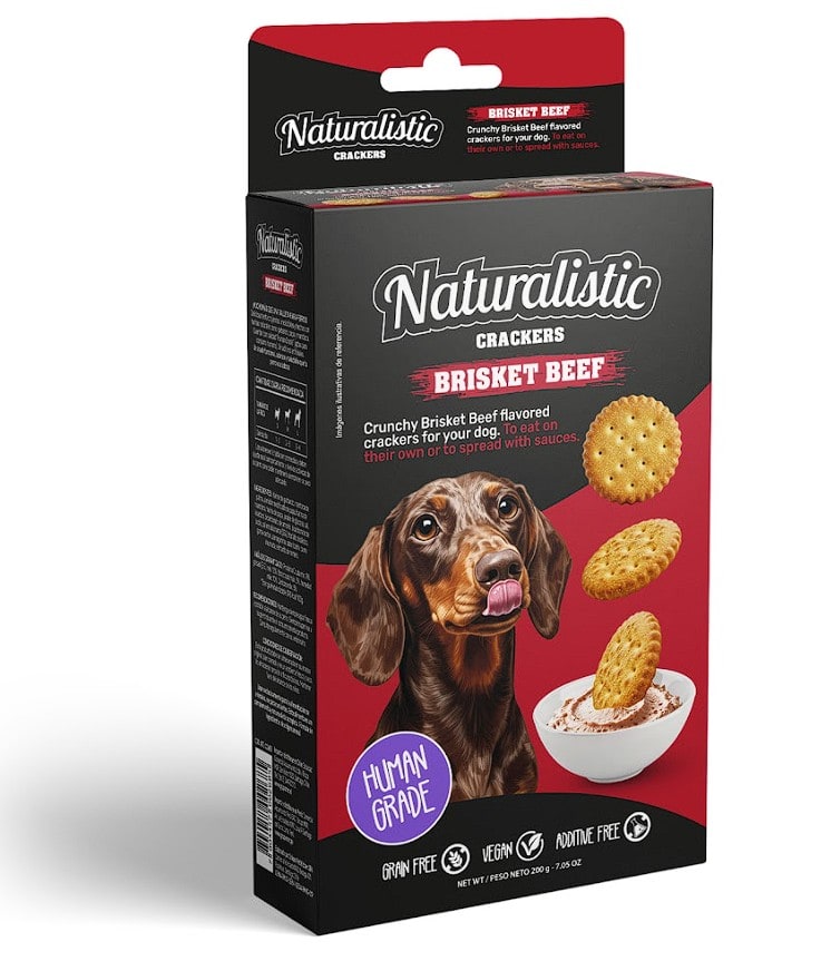 Naturalistic Crackers Brisket Beef 200gr1