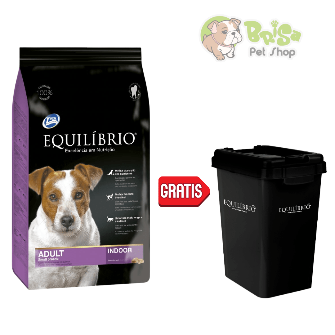 Equilibrio Adult Dogs Small Breeds 7.5kg + Contenedor1