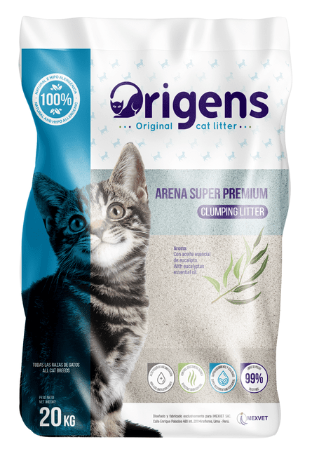 Arena Origens Super Premium con Aroma a Eucalipto 20kg1