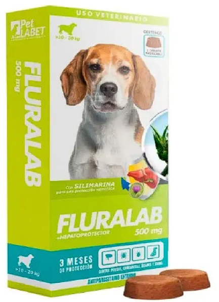 Fluralab Perro 10 a 20kg (1 tableta - 500mg)1