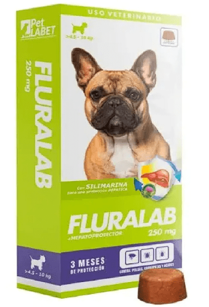Fluralab Perro 4.5 a 10kg (1 tableta -250mg)1