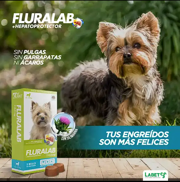 Fluralab Perro 2 a 4.5kg (1 tableta -112.5mg)2