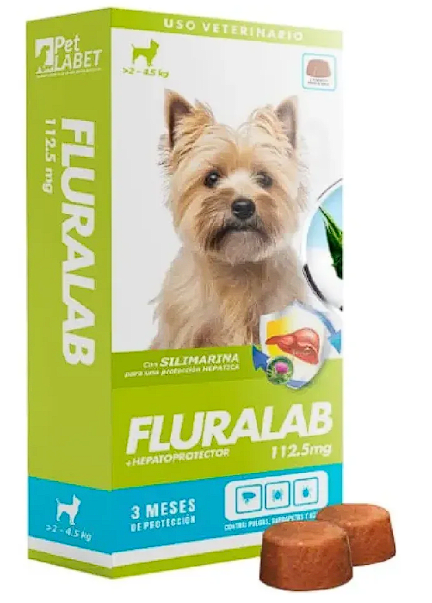 Fluralab Perro 2 a 4.5kg (1 tableta -112.5mg)1