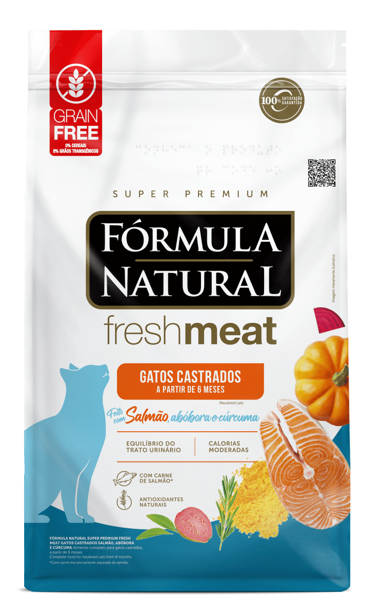Formula Natural Fresh Meat Gato Adulto Castrado Salmón 10.1kg1