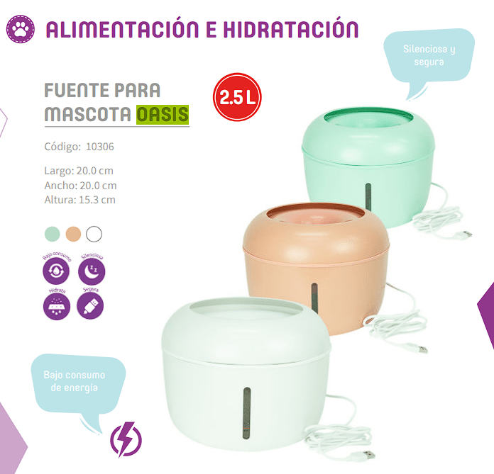 Basa - Fuente de agua para mascotas1
