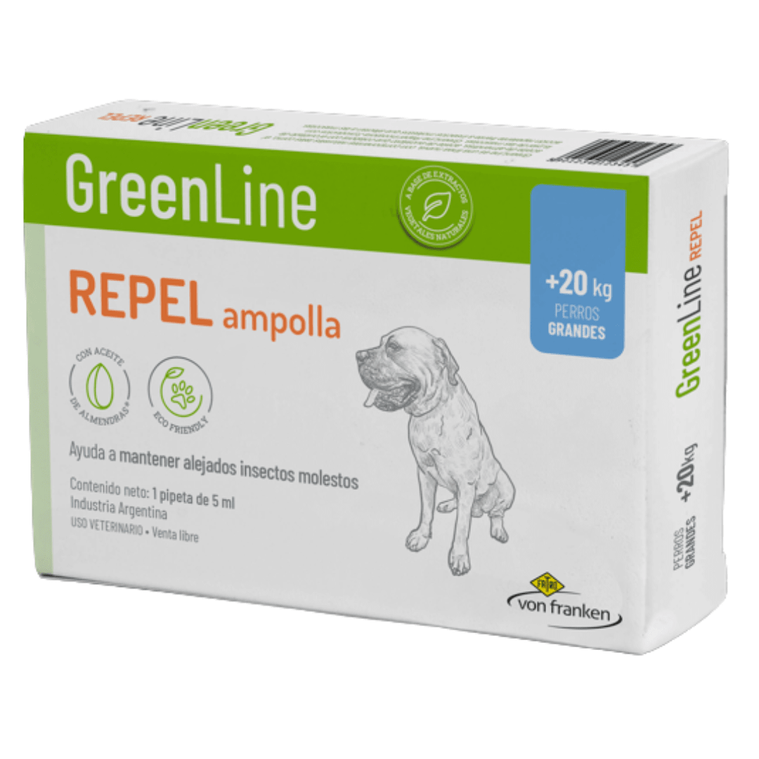 GreenLine Repel ampolla - 01 Pipeta (mas de 20kg)1