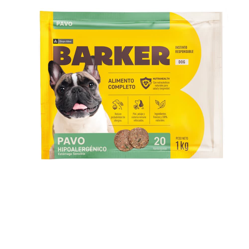 Barker Pavo 20 Hamburguesas - 1kg1