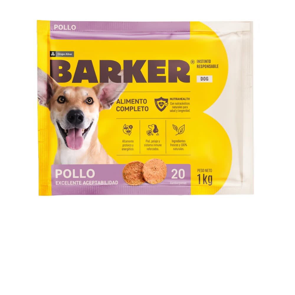 Barker Pollo 20 Hamburguesas - 1kg1
