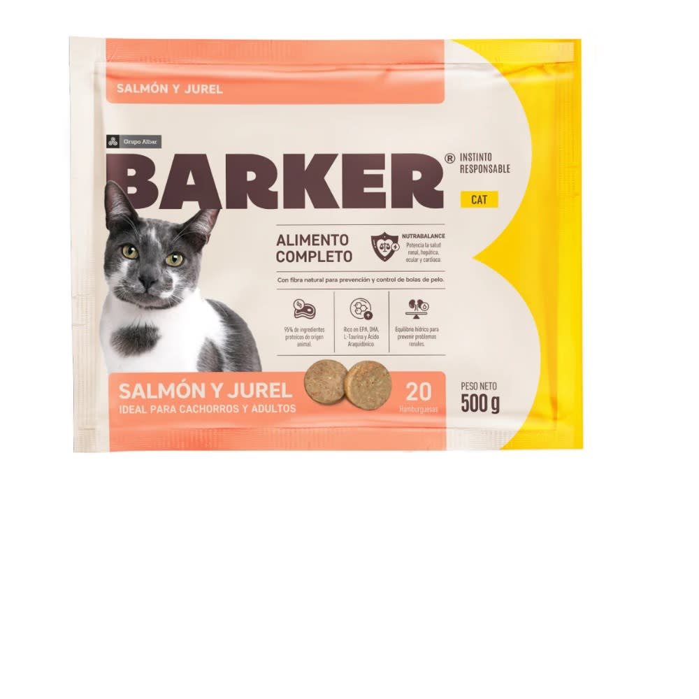 Barker Gatos - Hamburguesas de Salmón y Jurel - 500gr1
