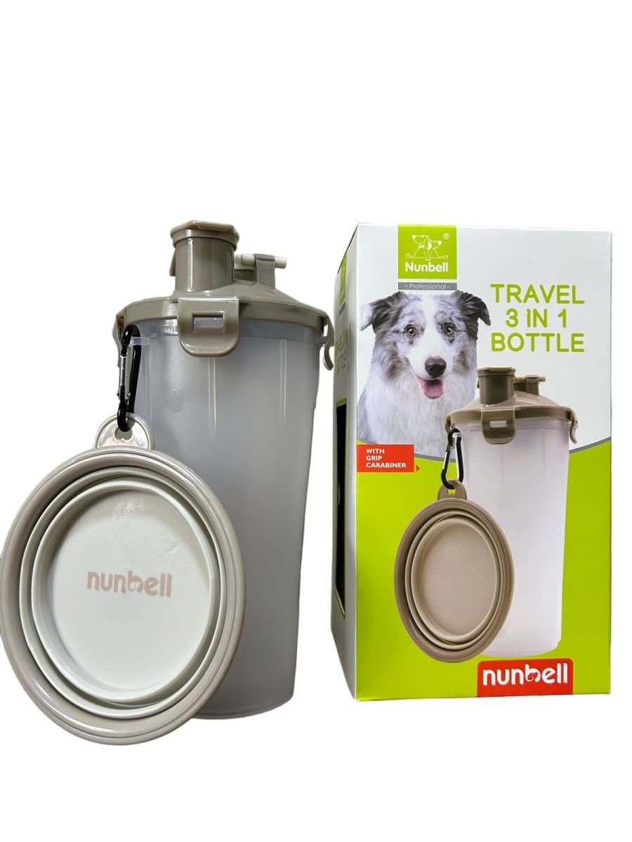 NUNBELL BEBEDERO PORTATIL 3 EN 1 COMIDA Y AGUA3