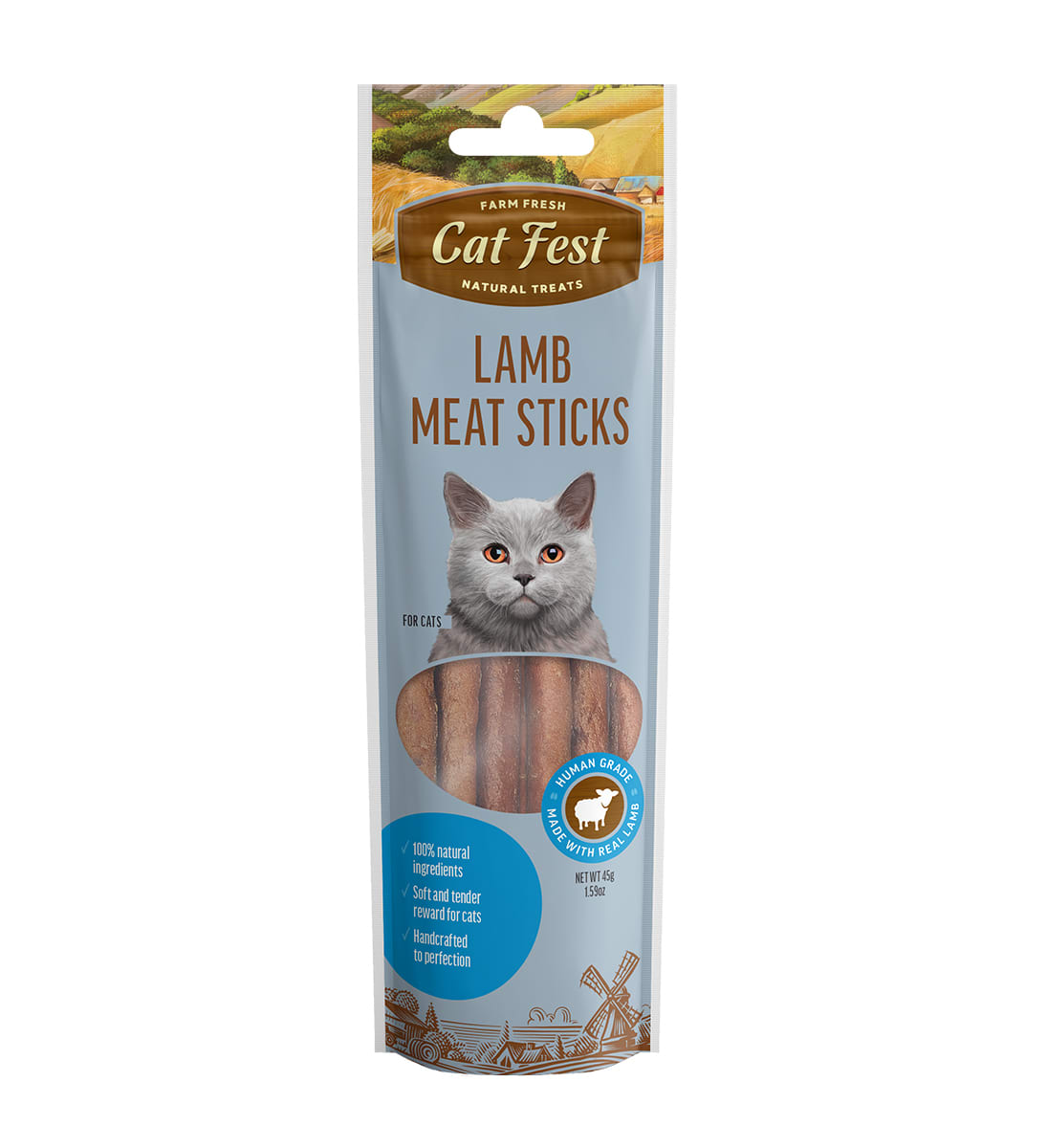 Cat Fest Lamb Meat Sticks - 45gr1