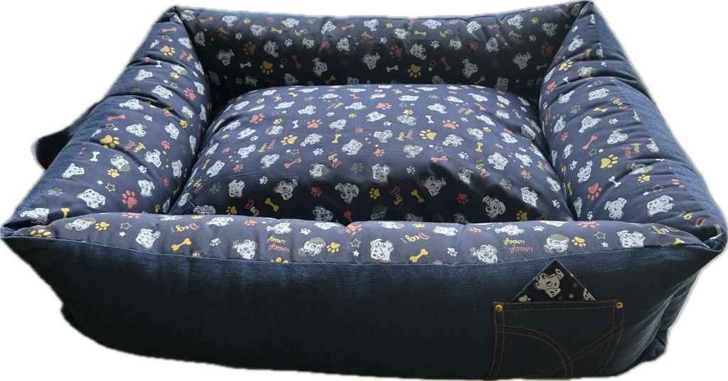 Cama Modelo Jean - Azul Talla L1