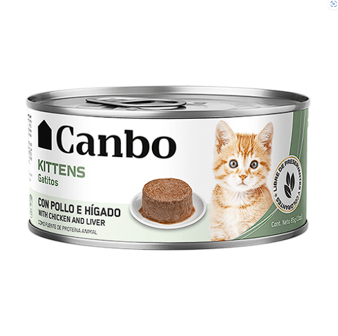 Canbo Cat Pate Kitten Pollo e Hígado (Lata) - 85gr1
