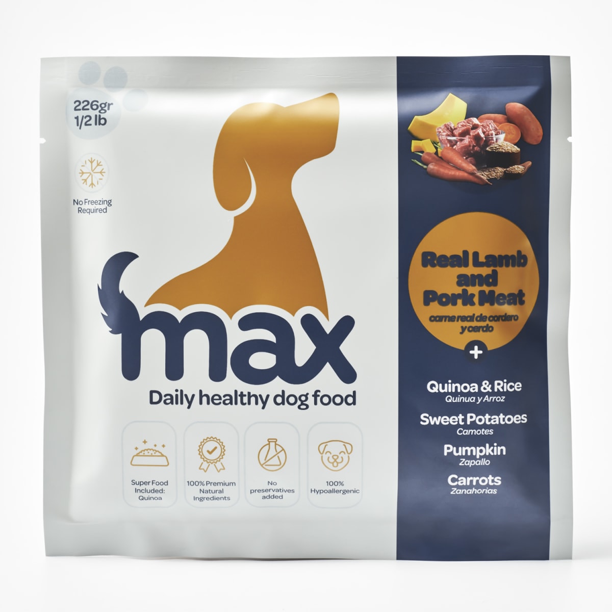 Max Quinua Cordero y Cerdo 226gr1