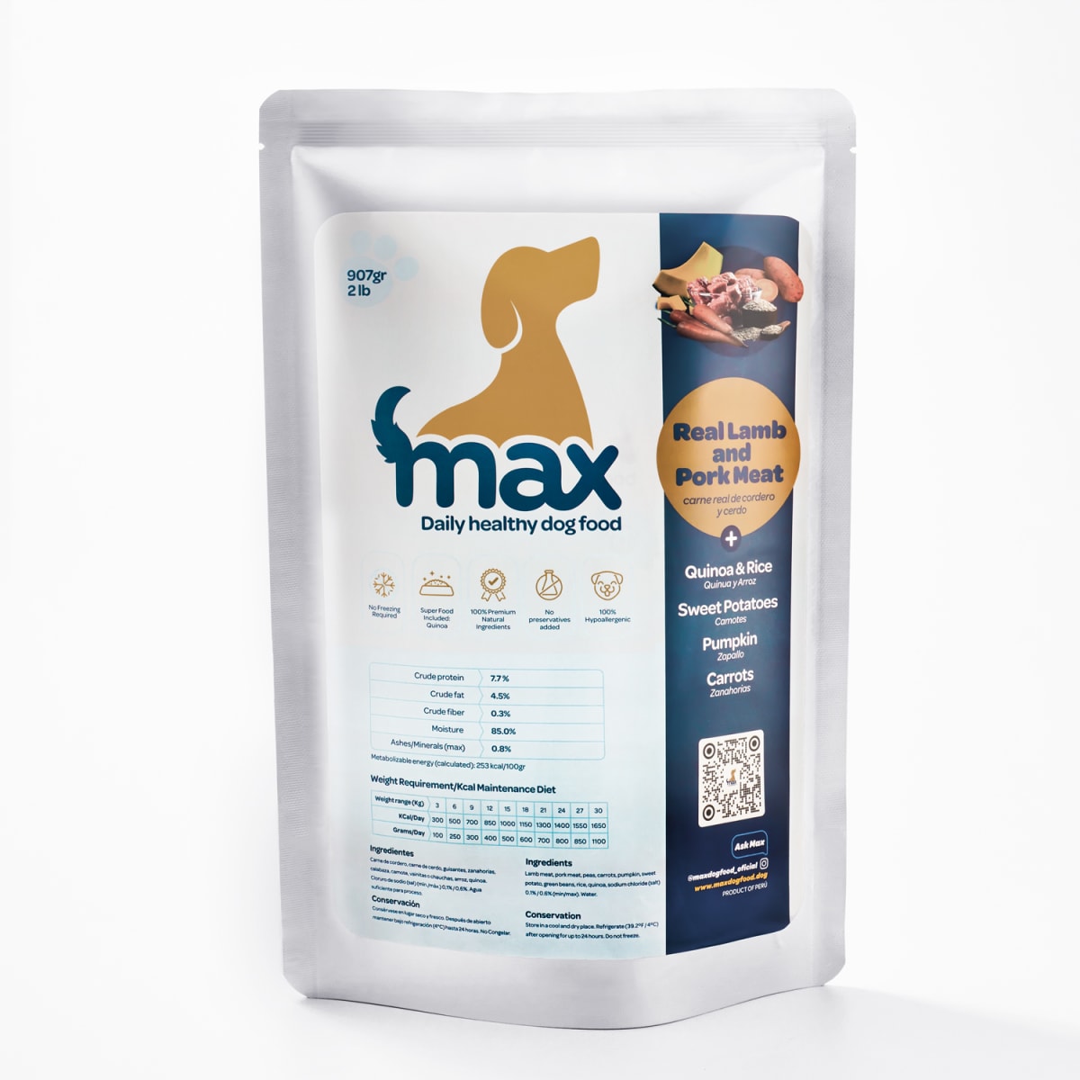 Max Quinua Cordero y Cerdo - 907gr1